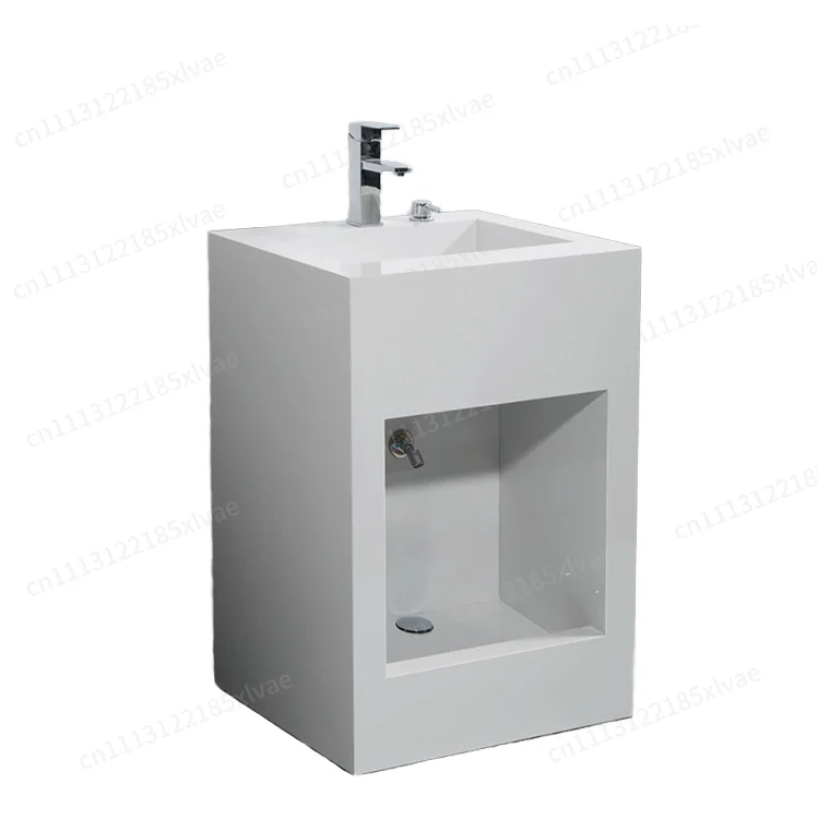Floor-to-ceiling Square Wudu Sink Stone Wattage Sink Sanitary Ware Base Foot Wash Basin Bucket