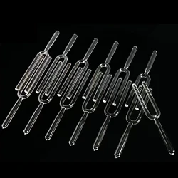 Crystal Transparent Tuning Fork Handmade Tuning Forks Yoga Sound Healing Therapy Meditation Professional Percussion Instruments
