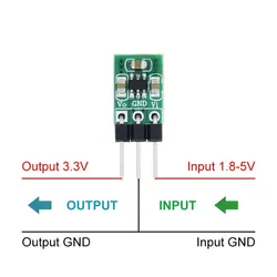 5PCS Mini 1.8V 3V 3.7V 5V to 3.3V Boost & Buck Low Noise Regulated Charge Pump 2 in 1 DC/DC Converter