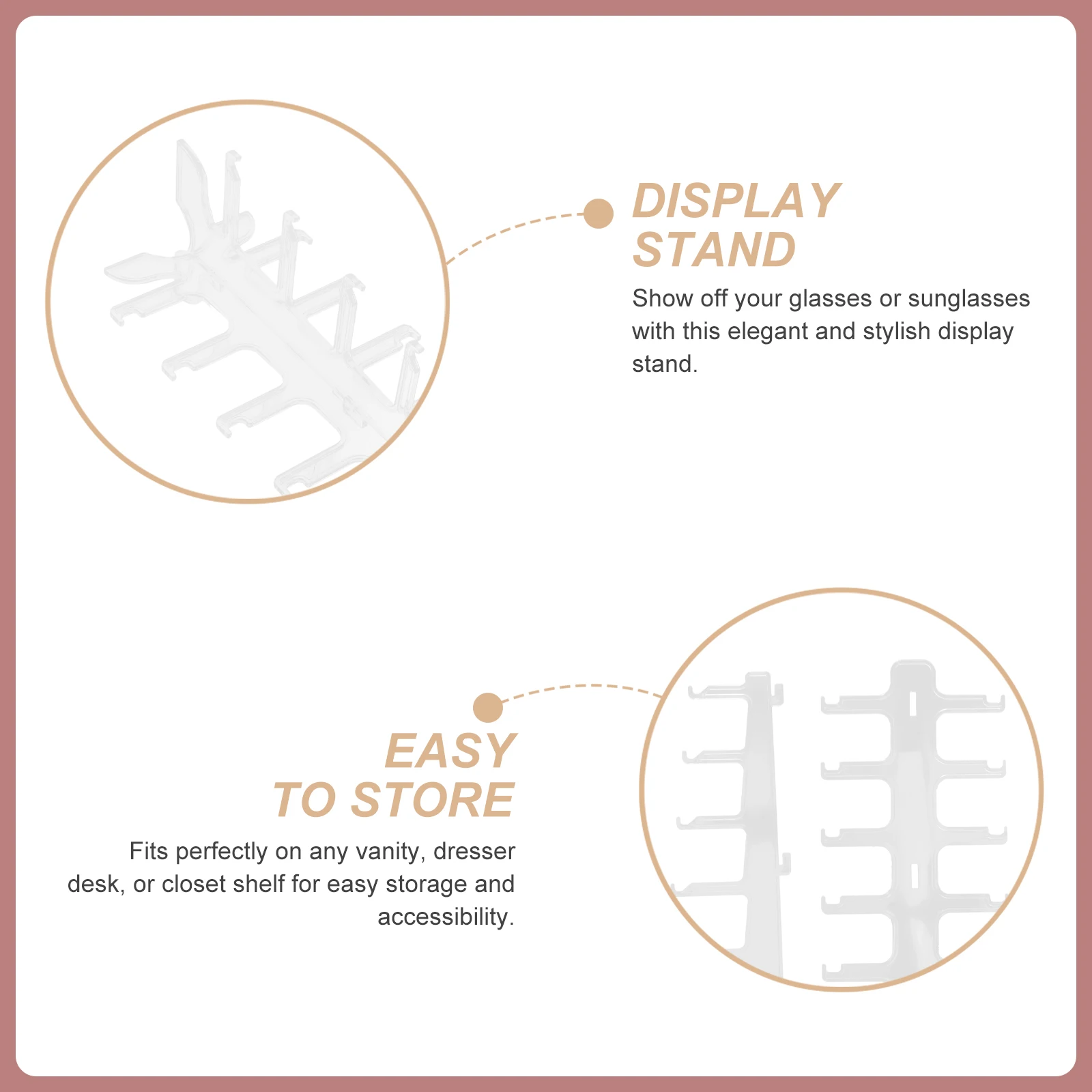 

6 Layers Glasses St Sunglasses St St Sunglasses Rack Plastic Eyeglass ganizer Desktop Holder Storage Solution