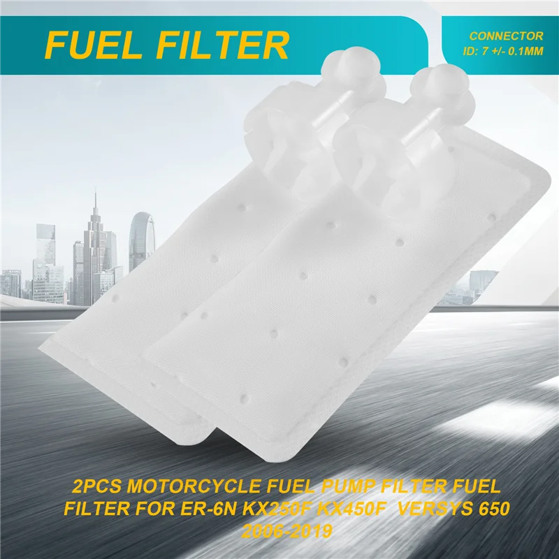 A60E-Motorcycle Fuel Pump Filter Fuel Filter For Kawasaki ER-6N KX250F KX450F Ninja Versys 650 2006-2019