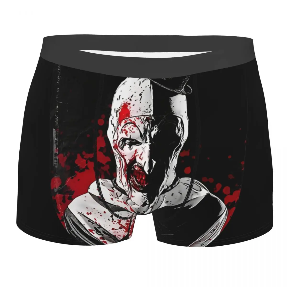 

Men Boxer Briefs Shorts Panties Terrifier 2 Horror Film 2022 Soft Underwear Homme Funny Plus Size Underpants