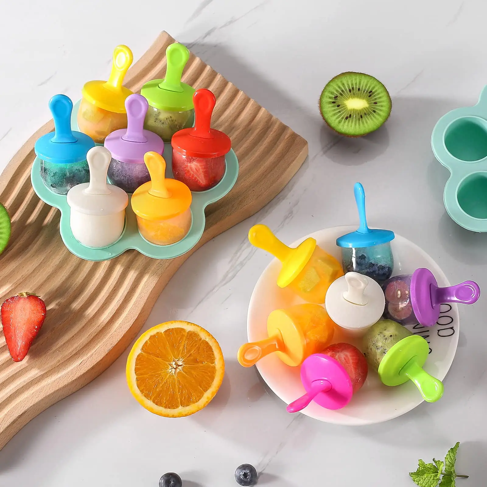 1pc silicone Popsicle Molds Popsicle Molds Homemade Food Storage Containers Kids Ice Cream DIY Popsicle Molds - Image 4