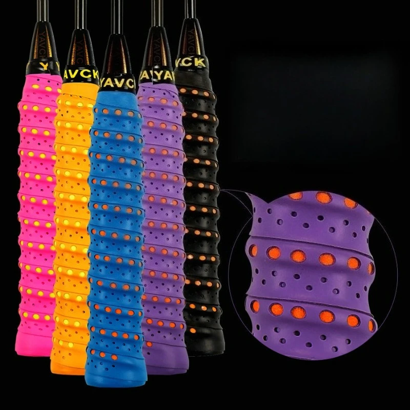 

10pcs Absorb Sweat Racket Anti-slip Tape Handle Grip for Tennis Badminton Squash Band