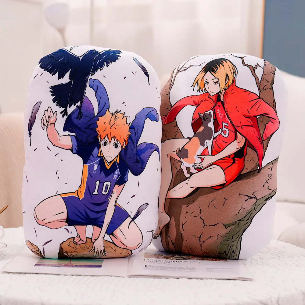 1PC Soft Volleyball Teenager Plushie Pillow Stuffed To The Top Anime Plush Toys High Quality Sofa Cushion For Kids Boys Gifts