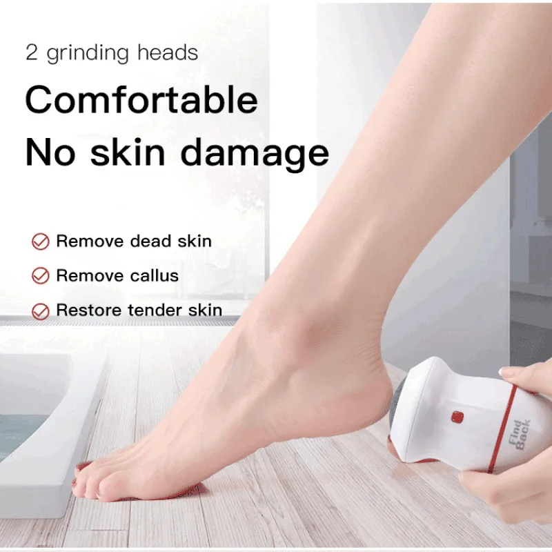 Household Portable Electric Foot Grinder Convenient and Practical Exfoliating Foot Grinder