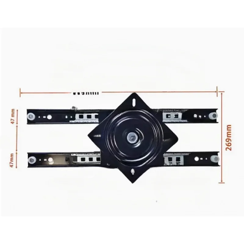 Rotating Island Slide Middle Guide Translation Stretch Lengthening Push Pull Dining Table Telescopic