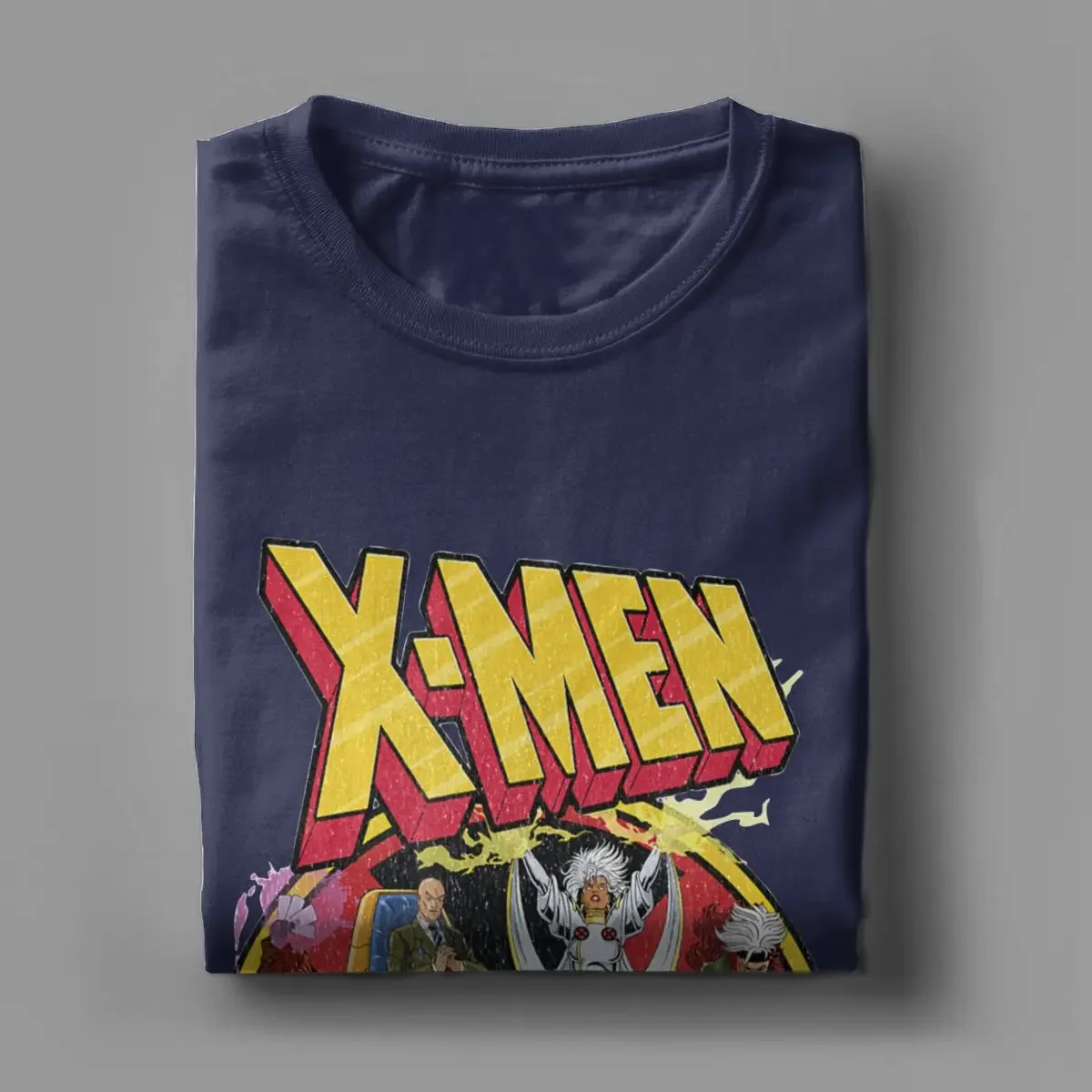 Marvel X-Men Animated Series Retro 90s Men TShirt Cotton Clothing Short Sleeve Round Neck Tee Shirt Printing T-Shirts