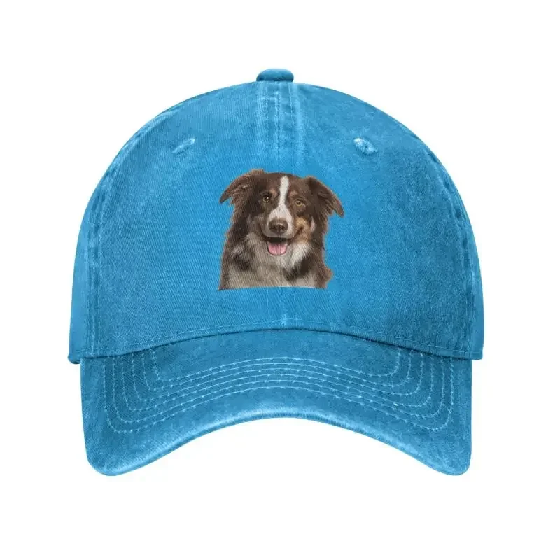 Classic Unisex Cotton Border Collie Dog Baseball Cap Adult Adjustable Dad Hat Women Men Hip Hop