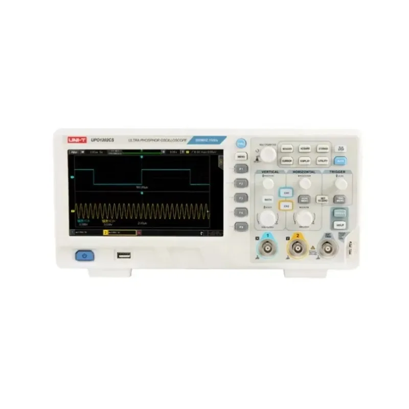 1PC UNI-T UPO1202CS Digital Storage Oscilloscope 2CH 200MHz 200M 1GSa/s 100% Original Brand New In Stock Benchtop O-Scope