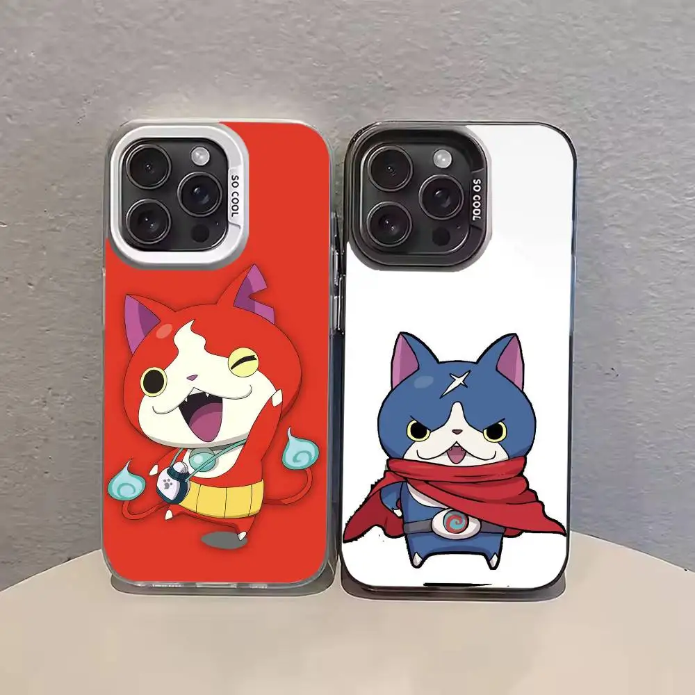 

Y-Yokai Game W-Watch Phone Case For iPhone 17,16,15,14,13,12,11,Pro Max,Plus black Candy Silver Cover