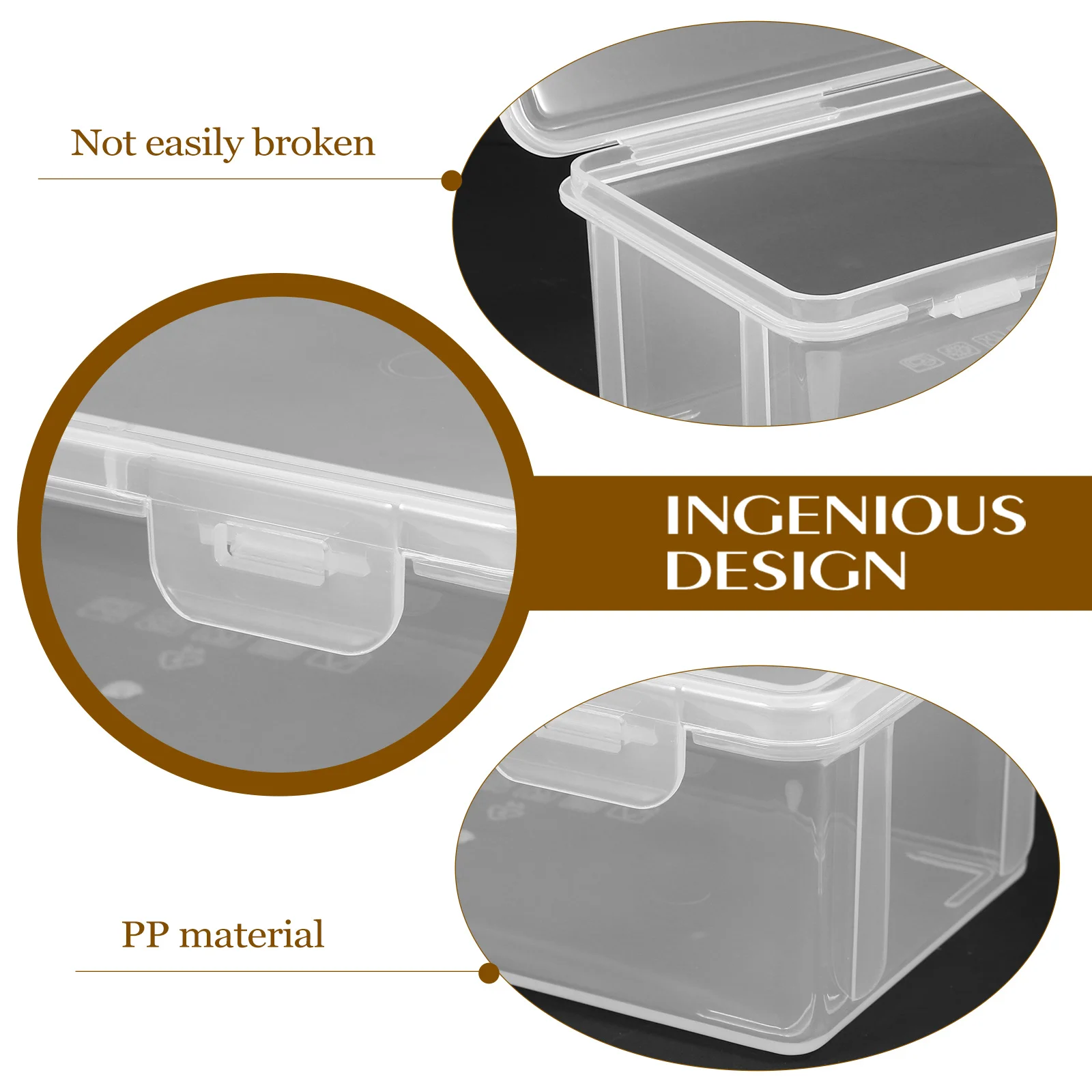 

2pcs Storage Box Pp Clear Airtight Lid Keeper For Kitchen Loaf Container Plastic Bread Box For Homemade Bread Cereal Spice