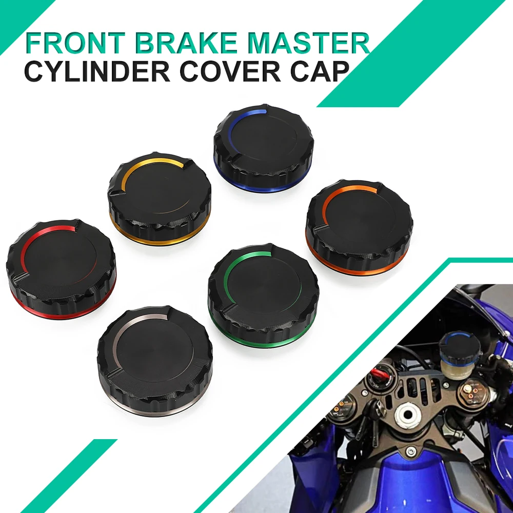 1 set Brake Fluid Cylinder Master Reservoir Cover Oil Cap For Yamaha CHAMPIONS LIMITED EDITION YZF R6/R6S YZFR6 GYTR/RACE YZFR7