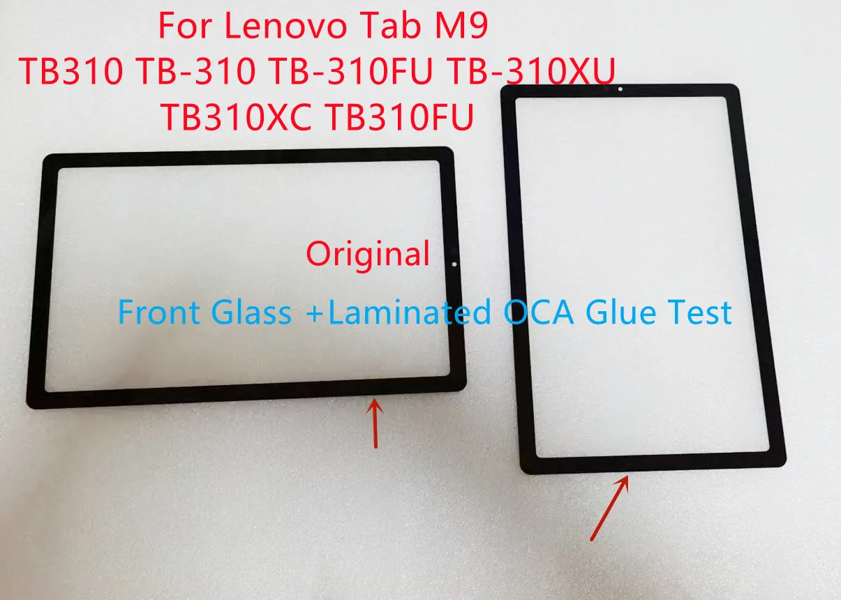 

Новое для Lenovo Tab M9 TB310 TB-310 TB-310FU TB-310XU TB310XC TB310FU: сенсорный экран, передняя стеклянная панель + клей OCA, 100% протестировано
