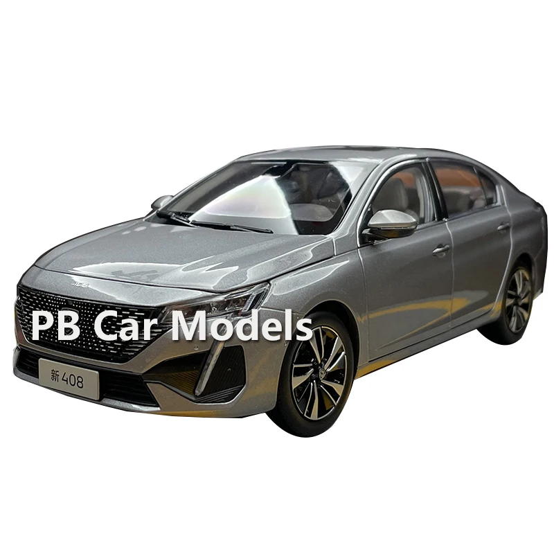 Original 2022 new 408 alloy 1:18 simulation car model 408 collection gift