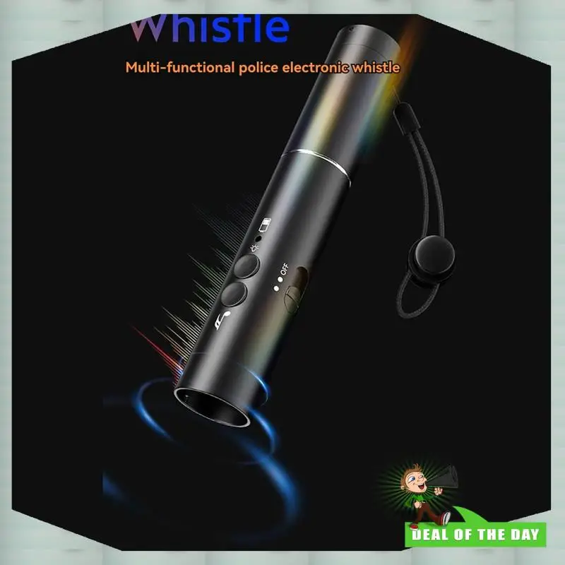 24-Hour Delivery Electronic Whistle With USB Charging, Handheld Flashlight For Sports, For Football, Soccer, Lifeguard, Classroo