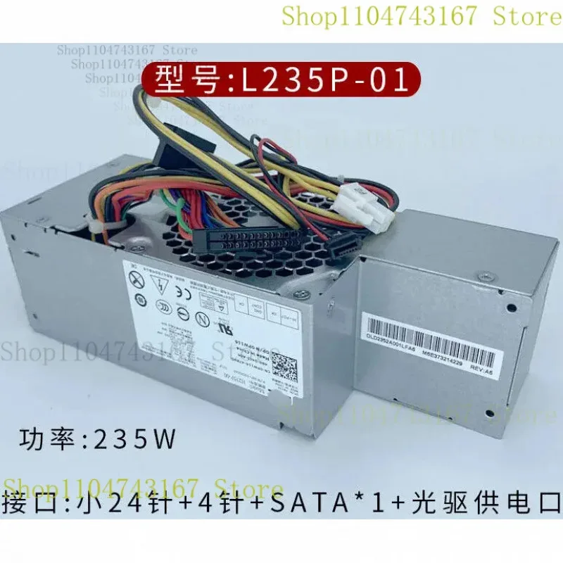 

WU136 H235E-00 For Dell Optiplex 760 780 960 980 SFF Desktop 235W Power Supply
