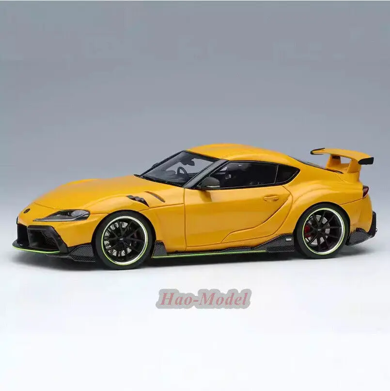 Makeup MU 1:43 For Supra 2020 TOM'S GR Car Model Resin Metal Diecast Toy Boys Birthday Gift Hobby Display Simulation Collection