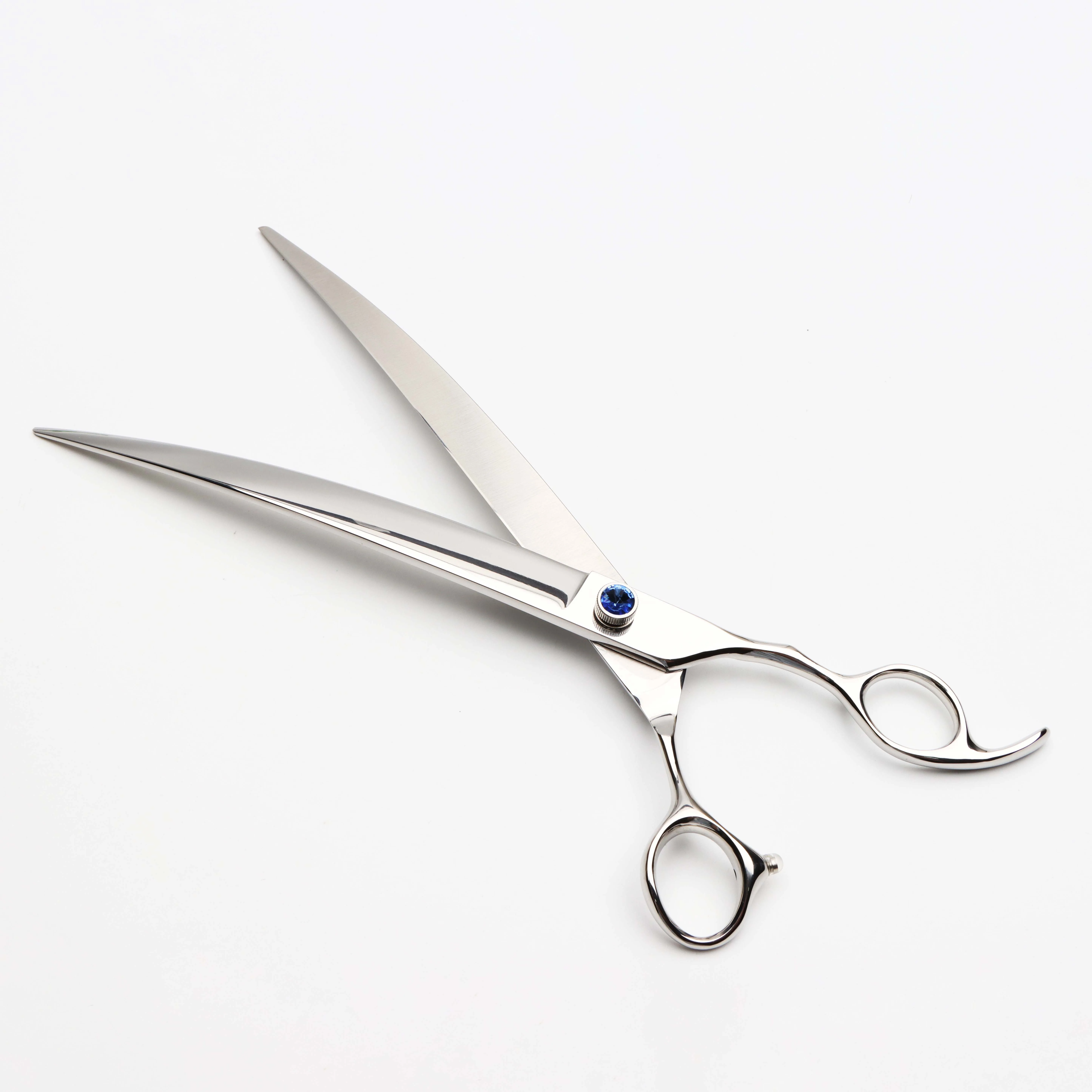 Factory Sell Best Hair Cutting Scissors for Large Dog 10 Inches Pets Grooming Scissors Set Curved