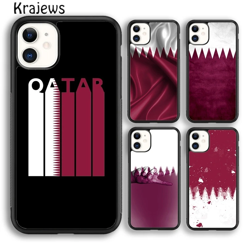 

Чехол для телефона с флагом Катара, национальным баннером, для iPhone 15, SE2020, 14, 6, 7, 8 plus, 11, 12, 13 pro, XR, XS max