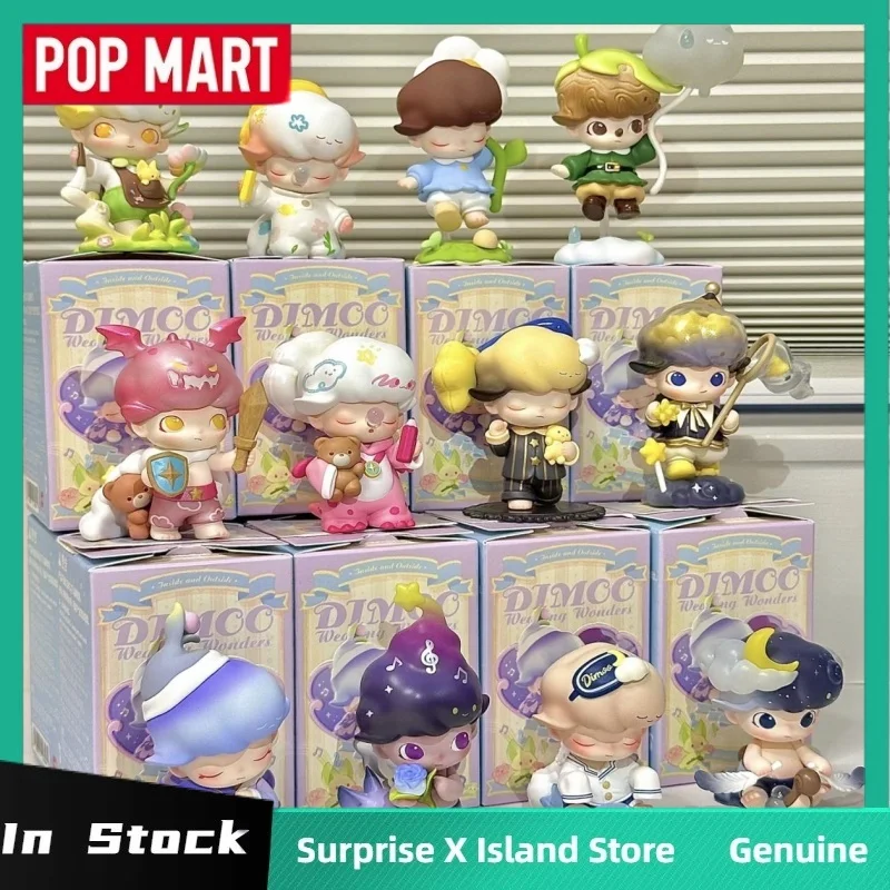 

Genuine Pop Mart Dimoo Weaving Wonders Series Blind Box Toys Kawaii Action Figure Caja Box Doll Girls Mystery Box Surprise Gift