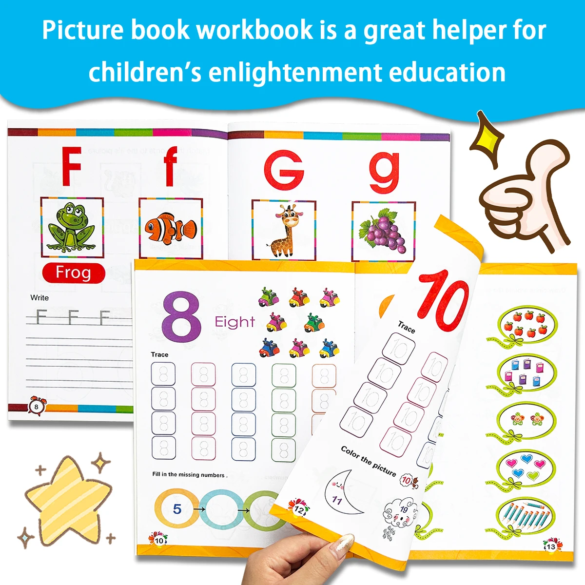 

Книги для дошкольников на английском языке для детей-математика, практика письма, учебные рабочие тетради, обучающие подарки для детей