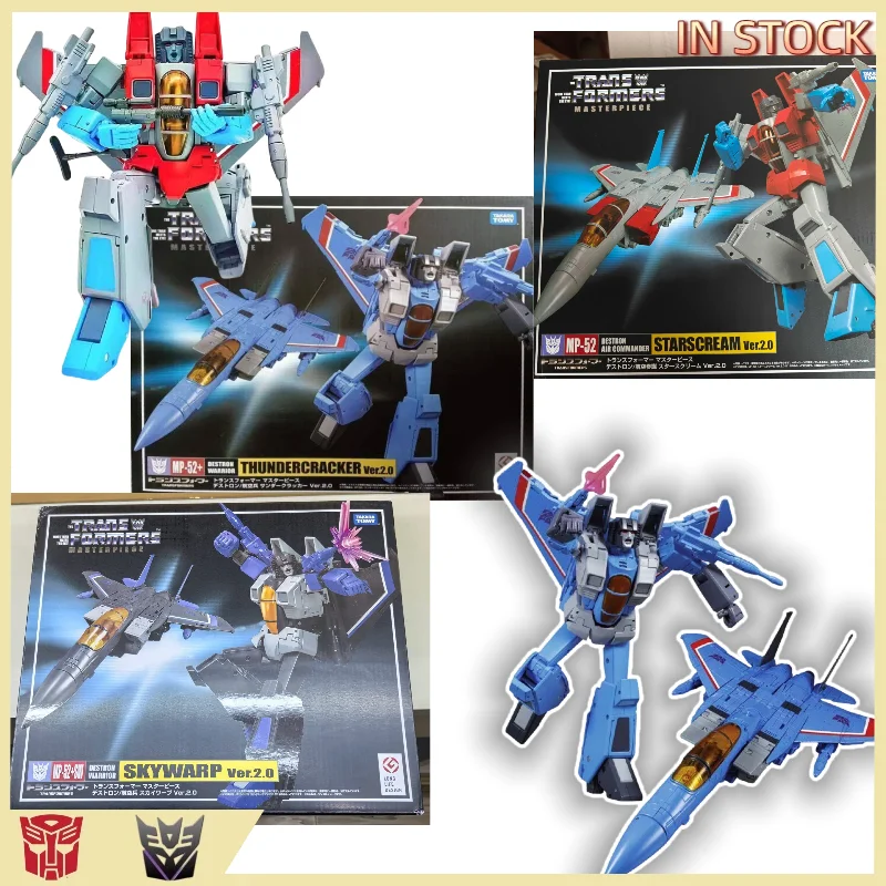 

В НАЛИЧИИ: Трансформируемые игрушки, новая версия 2025 года, MP-52, MP52 Starscream KO Version 2.0, MP52+ Thundercracker, MP52+SW Skywarp