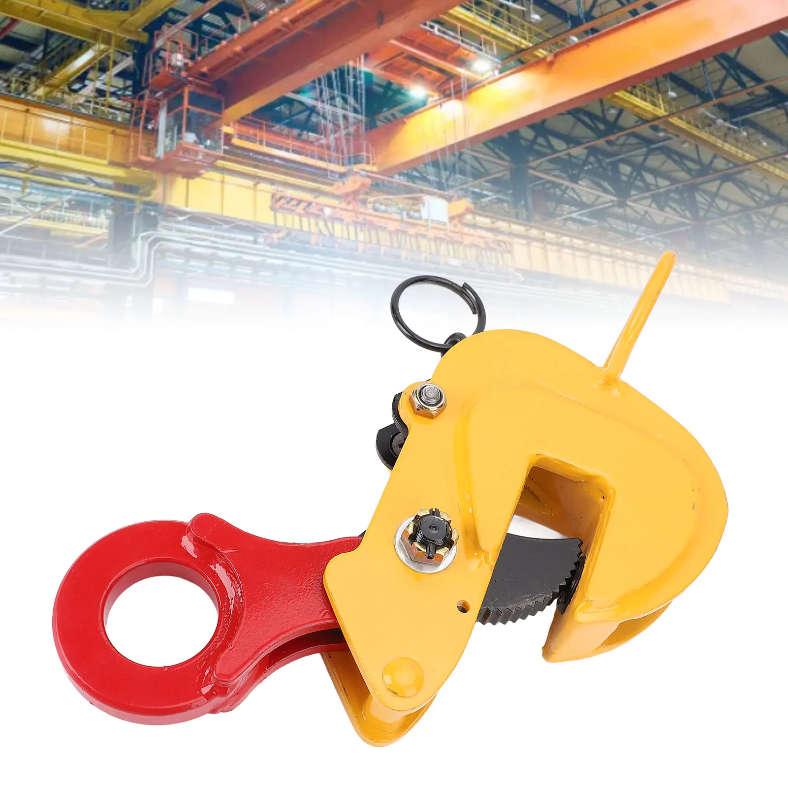 

Metal Steel Plate Lifting Clamp Rugged Horizontal Plate Lifting Clamp Low Carbon Steel 2 Ton Load Capacity for Steel Markets