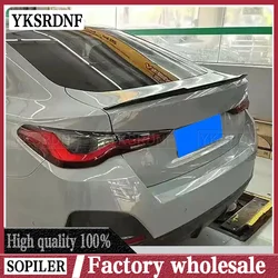 For BMW 4 Series G26 4 Door 2020-2022 Car Rear Trunk Spoiler Wing Real Carbon Fiber / dry carbon