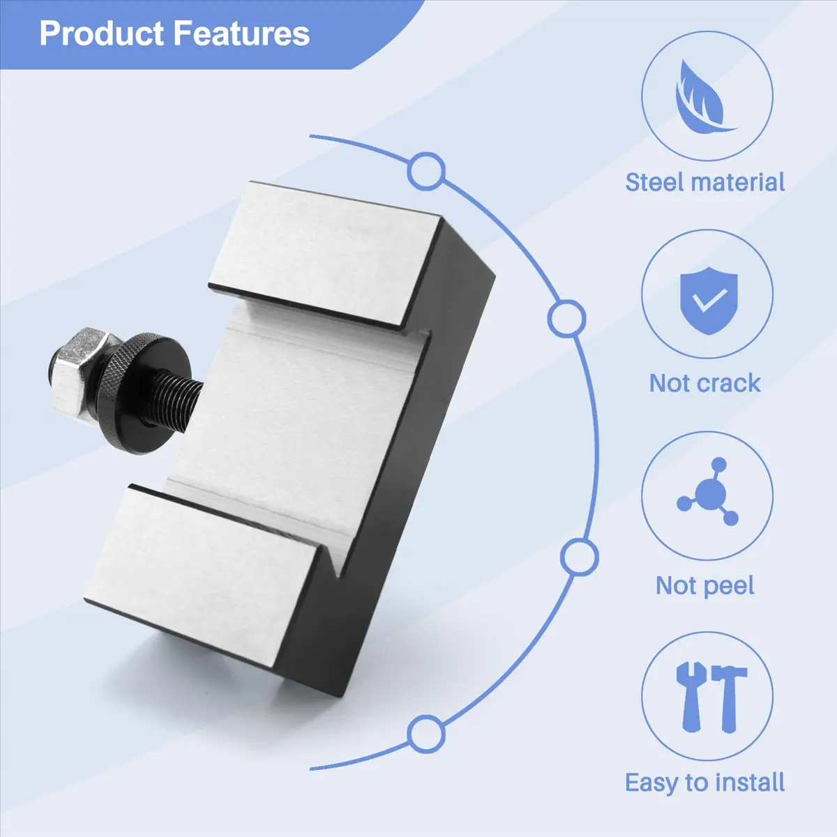 A89X 4PCS Lathe Facing Holder for Quick Change CNC Turning Tool 250-101