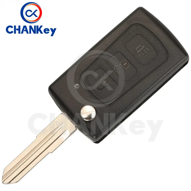 CHANKey 434Mhz ID48 Flip Remote Key For Great Wall Haval Hover H3 H5 3 Buttons Original Factory Keys Fob