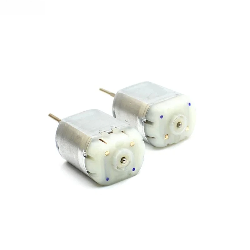 Stock Bulk Standard 280 Motor DC12v11500 Long Shaft Knurling Shaft Insert Pin Automobile Central Control Motor