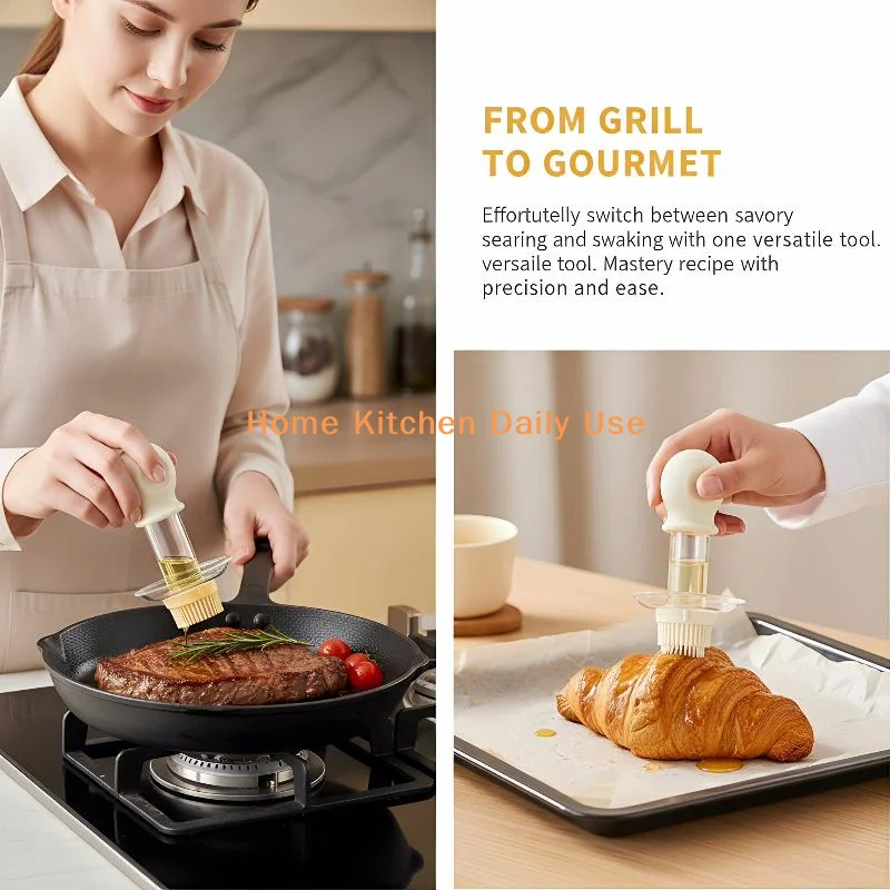 Kitchen Glass Baking Set - زجاجة توزيع الزيت المحمولة مع مجموعة