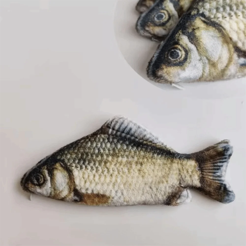 Large Capacity Simulation Fish Pencil Case Fish Shape Simulation Simulation Fish Pencil Bag Creative Funny Pencils Pouch Gifts