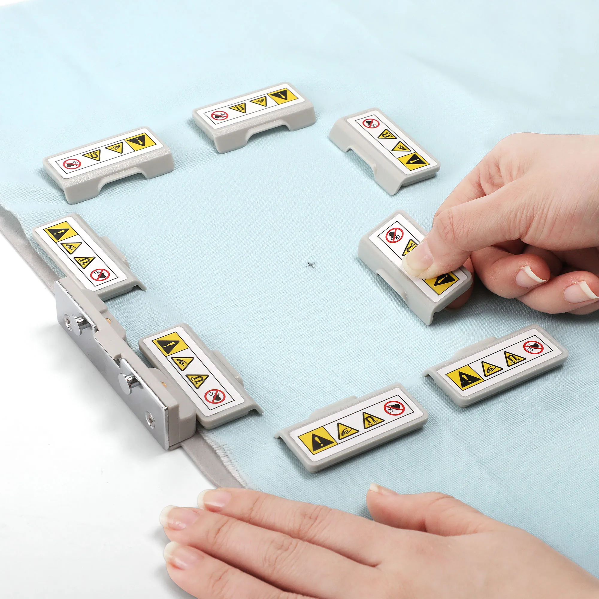 Magnetic Embroidery Hoop For Janome MC 500E 400E 550E Elna Expressive 830 830L Etc Embroidery Machine With Long Magnets
