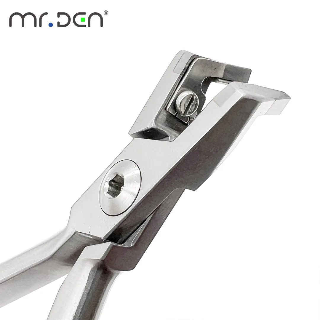 MR DEN كماشة تقويم الأسنان عالية الجودة شقة البعيدة نهاية القاطع أدوات قطع الأوعية الدموية لأسلاك قوس تقويم الأسنان