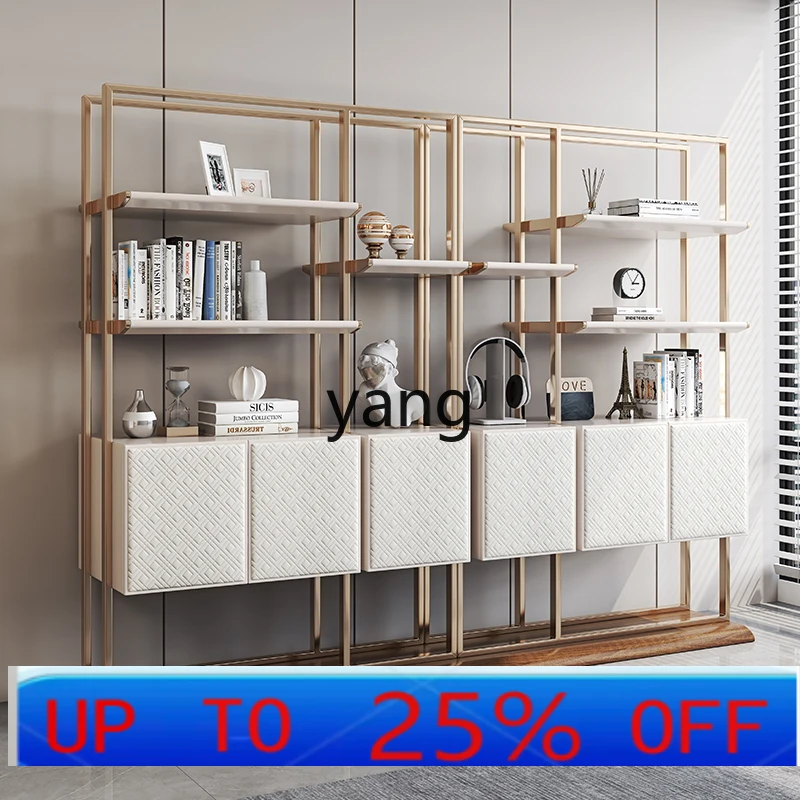 

Ltt stainless steel floor-to-ceiling bookshelf living room study background wall display shelf