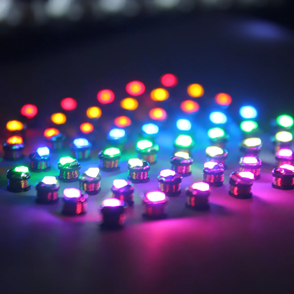 Luz de Alimentação sem Fio para Carregar a Bobina Receber Lâmpada Led Lâmpada de Indução Faça Você Mesmo Decorativa Modeling Light Brinquedos Modelo Pcs