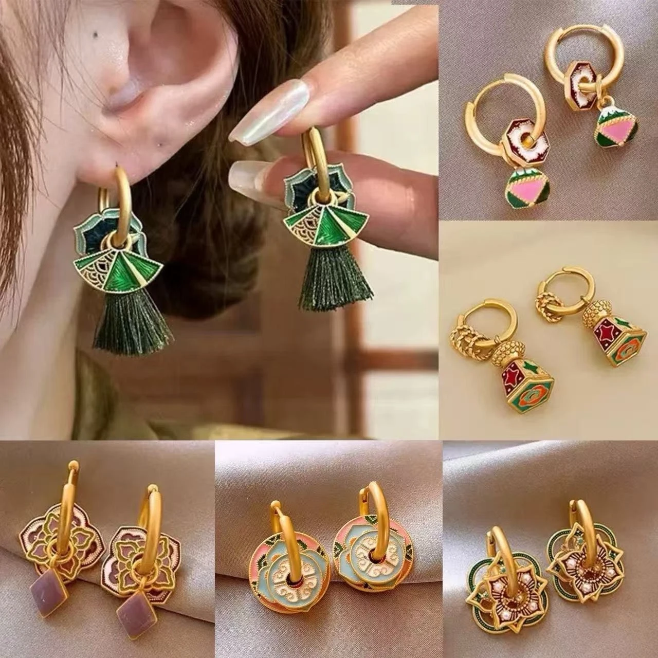 S925 New Chinese-style Earring - Ethnic Fashion Way review and price