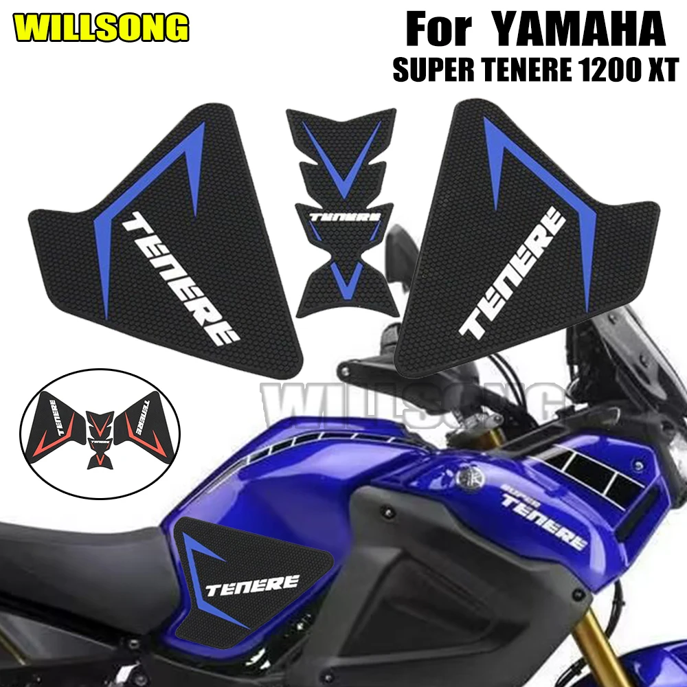 Протектор топливного бака для YAMAHA Super Tenere 1200 XT XT1200ZE/ES 2010-2023, противоскользящий стикер, аксессуары для мотоциклов
