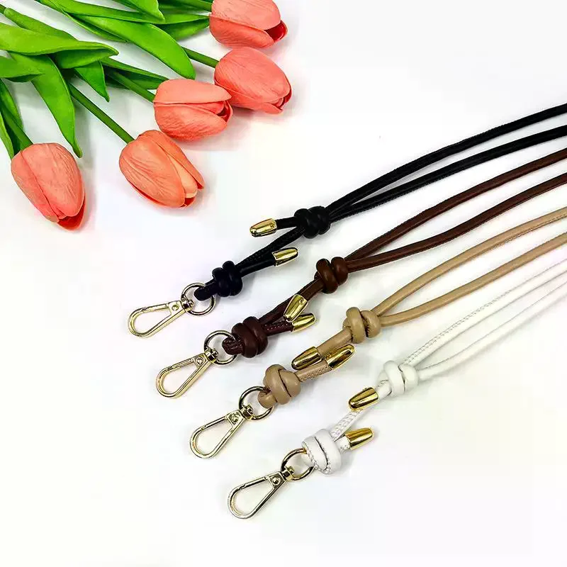 1Pcs Adjustable Leather Bag Strap Replacement Crossbody Shoulder Strap With Metal Clasp For Handbag Purse Accessories