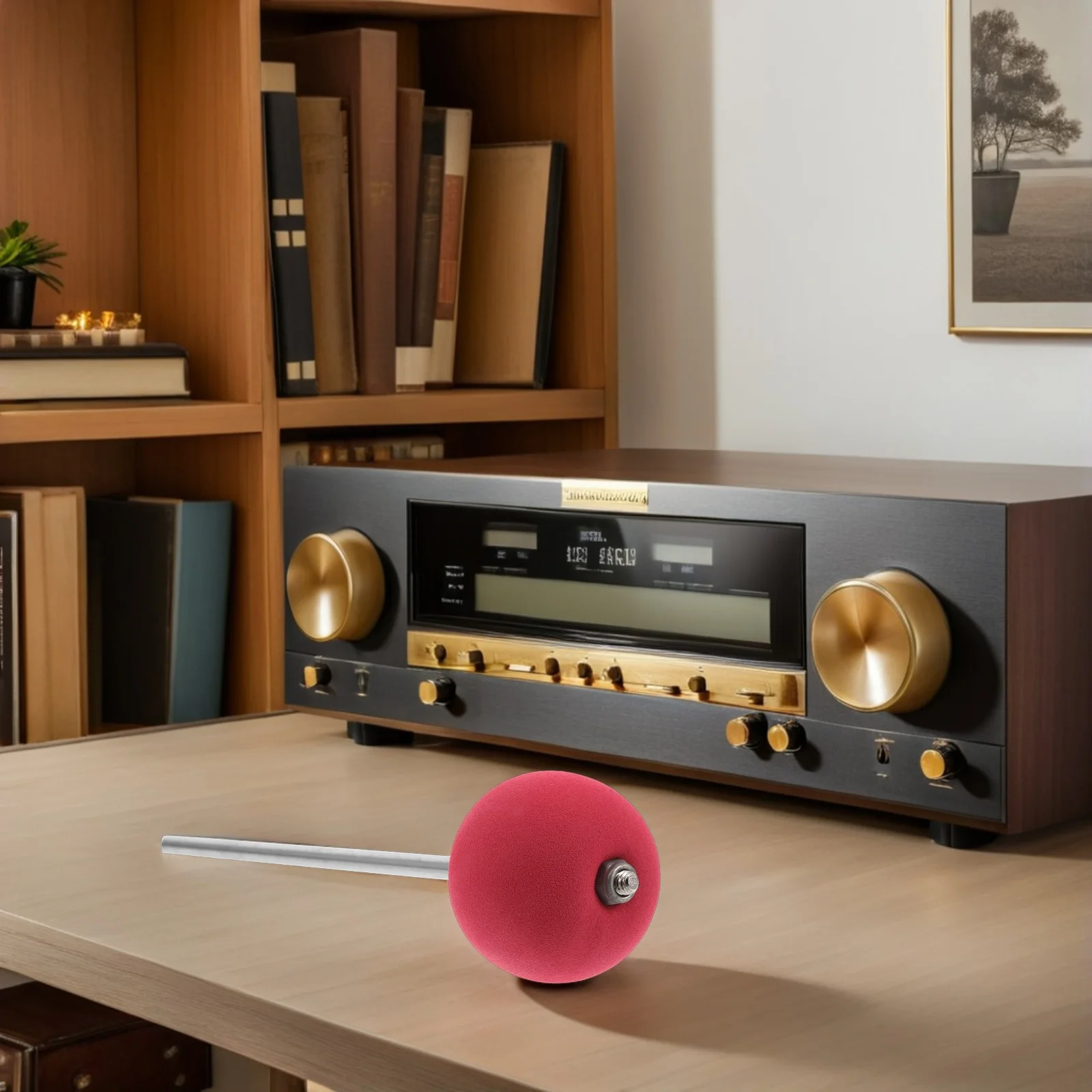 

Soft Foam Red Bass Drum Pedal Hammer Beater Replacement for Drum Foot Pedal Accessory Percussion Instrument Instrument Accessory