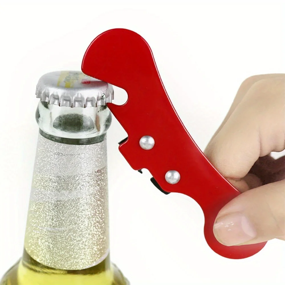 1pc Multifunctional Bottle Opener Stainless Steel Safety Side Cut Manual Can Opener Ergonomic Can Opener Wine Accessories