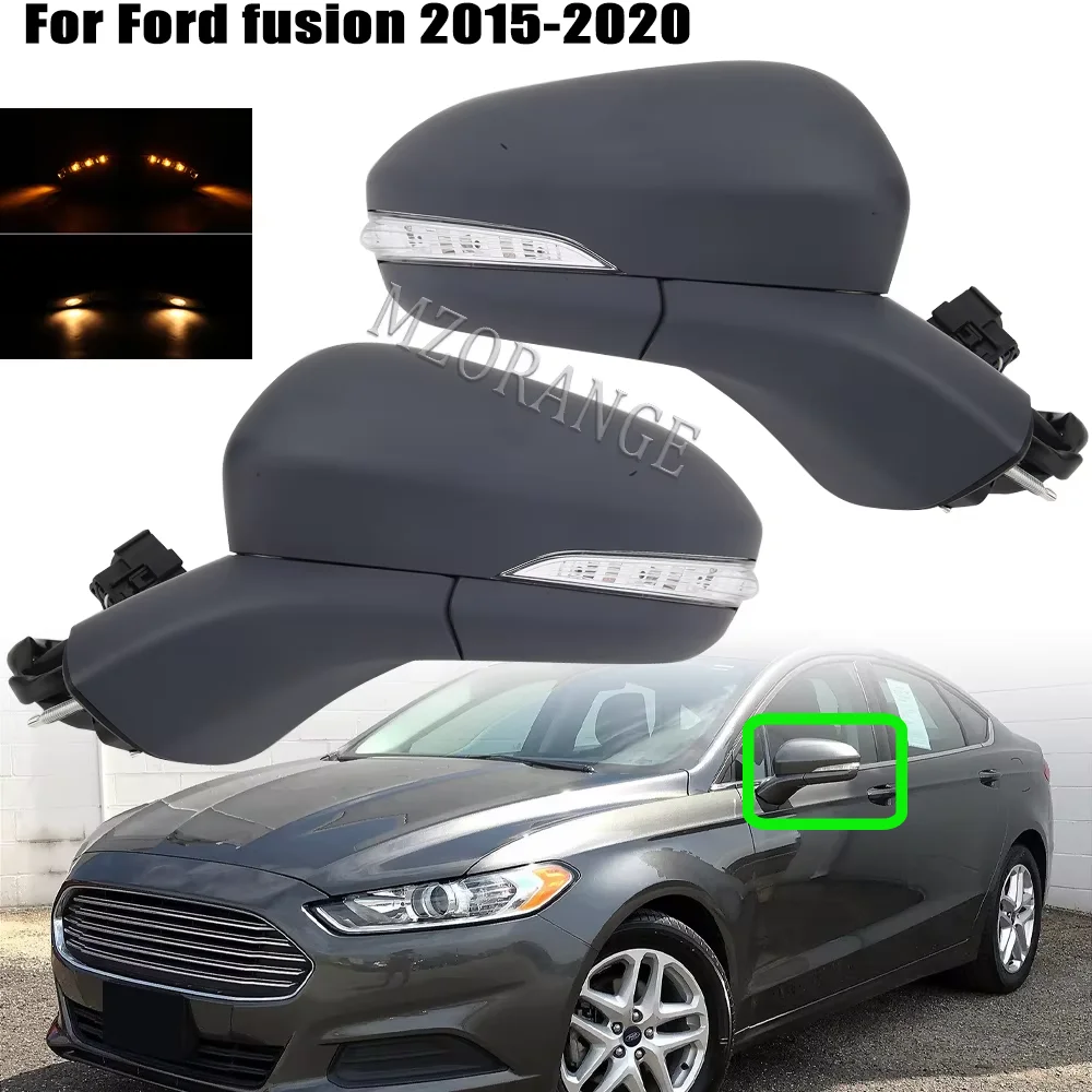 

Side Wing Rear Mirror Assembly For Ford Fusion 2015-2020 US Version FS7Z17682BB-PFM 7 Pin Heatable rearview mirror Accessories