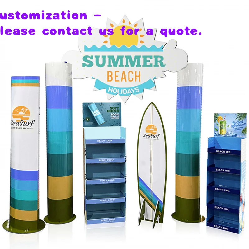custom.Customized Stackable Corrugated Cardboard Exhibit Booth Stand Trade Show Display