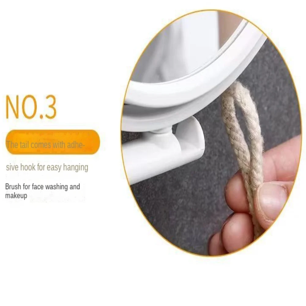 Double Side Magnifying Makeup Mirror 3X Magnifying Rotatable Dressing Table Mirror Foldable High Definition Vanity Mirror