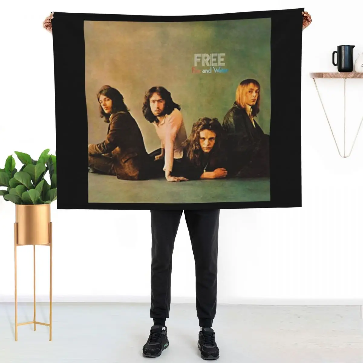 Free Fire And Water Throw Blanket heavy to sleep For Sofa Thin Decorative Sofa Luxury Throw Camping Flannels Blankets