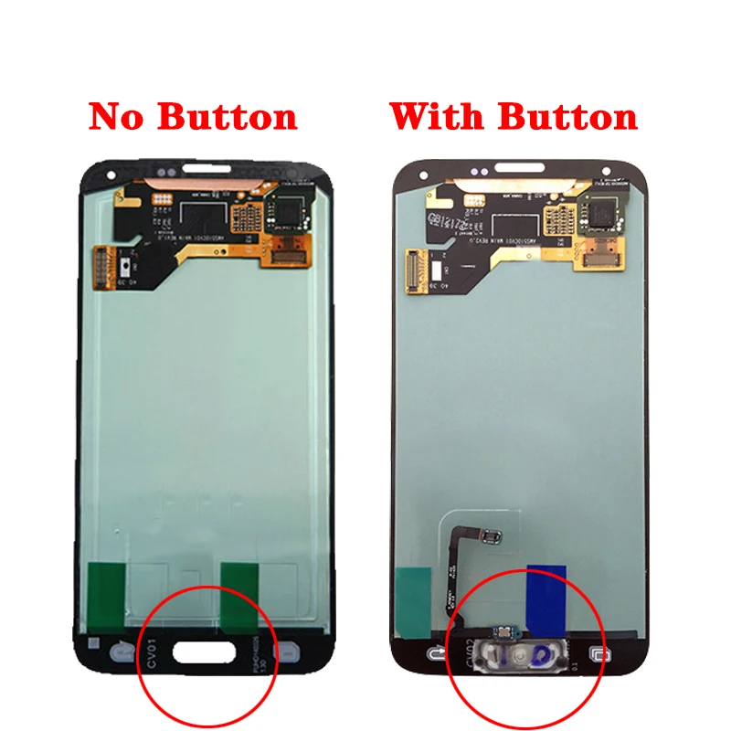 5.1\'\' With minor Brun For Samsung S5 LCD Display G900 G900F G900M G900H G900V SM-G900F Touch Screen With Home Button