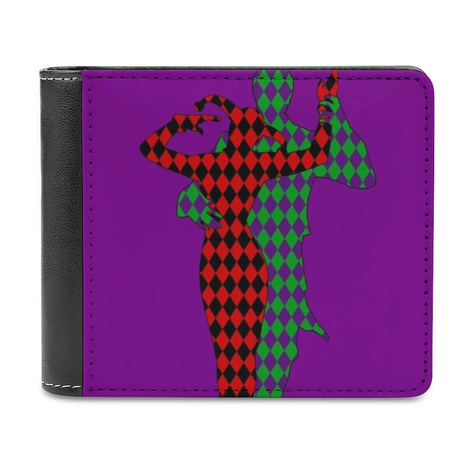 The Jester And The Clown Men'S Wallet Purses Wallets New Design Dollar Price Top Men Leather Wallet Joker Quinn Clown Comics