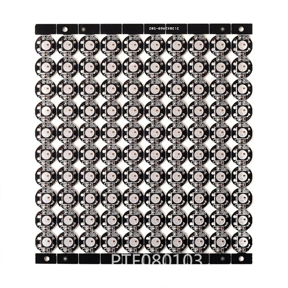 

10 шт. x мини-плата (10 мм * 3 мм) WS2812B радиатор 5 В WS2812 встроенный RGB светодиодный пиксельный ножки адресуемый светодиодный модуль